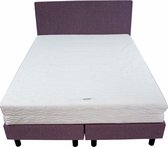 Bedworld Boxspring 120x200 - Stevig - Seudine - Licht paars (ONC64)