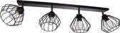 Loft stijl plafondlamp metalen LED kroonluchter