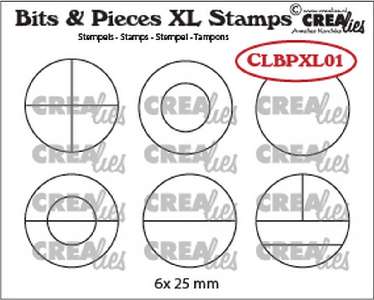 Crealies - Bits & Pieces Xl Stempels Cirkels