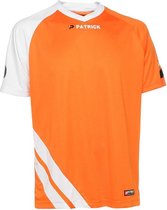 Patrick Victory Shirt Korte Mouw Kinderen - Oranje / Wit | Maat: 7/8