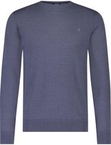 Haze & Finn Trui Knit Crewneck Melange Mc16 0222 India Ink Mannen Maat - XL