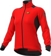 Ale Dames Fietsshirt Lange Mouwen Klimatik K-IDRO - Rood - M - Valt klein