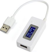 USB voltmeter / Capaciteit & Spanning meter / Voor Smartphone Powerbank etc