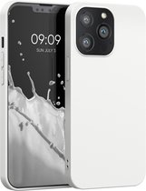 kwmobile telefoonhoesje voor Apple iPhone 13 Pro - Hoesje voor smartphone - Back cover in wit