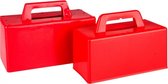 Zandkasteel/Iglomaker rood 2 stuks