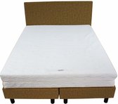 Bedworld Boxspring 120x210 - Medium - Velours - Okergeel (ML48)