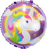 Eenhoorn Verjaardag Versiering Unicorn Helium Ballonnen Decoratie Feest Versiering Met Rietje – 1 Stuk