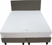 Bedworld Boxspring 120x210 - Stevig - Waterafstotend fijn - Grijs (MV87)