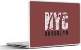 Sticker pour ordinateur portable - 11,6 pouces - New York - NYC - Brooklyn