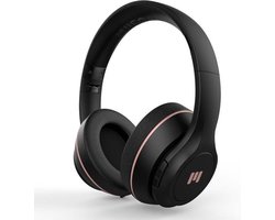 Miiego - BOOM - over ear koptelefoon - Zwart/Roze - sport koptelefoon - fitness - hardloopkoptelefoon - ontspanning - Zwart/Roze