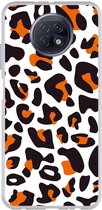 Smartphonebooster Telefoonhoesje - Back Cover - Geschikt Voor Xiaomi Redmi Note 9T - White En White
