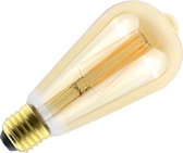 Ledlamp - RETRO - E27 - 560 lm - ST64 Rustique - helder goud