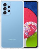 Samsung A52s Hoesje 5G Siliconen Case Back Cover Hoes - Samsung Galaxy A52s Hoesje Cover Hoes Siliconen - Transparant