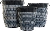 Basket spelset DKD Home Decor PVC Metaal (3 pcs)