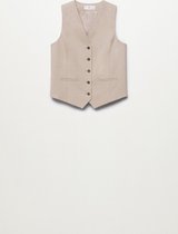 Mango Vest Gilet Met Knopen 17074379 08 Dames Maat - XS