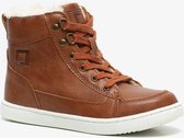 Blue Box hoge jongens veterboots - Cognac - Maat 32