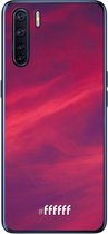 6F hoesje - geschikt voor OPPO A91 -  Transparant TPU Case - Red Skyline #ffffff