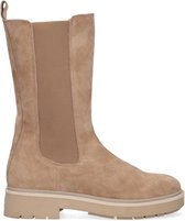 VIA VAI Alexis Zahir Chelsea Boots - Hoge Laarzen - Beige - Maat 36