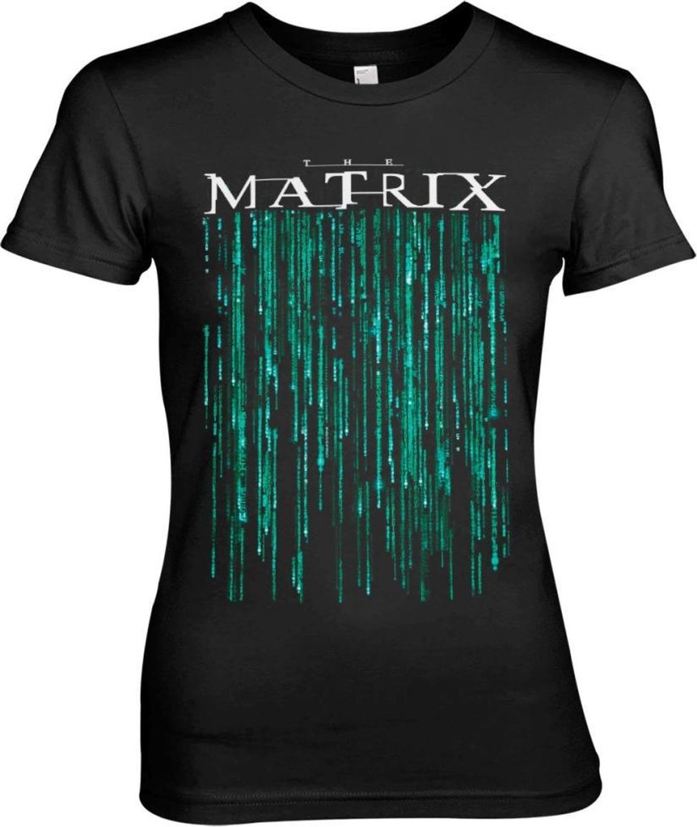 The Matrix Dames Tshirt -M- The Matrix Zwart