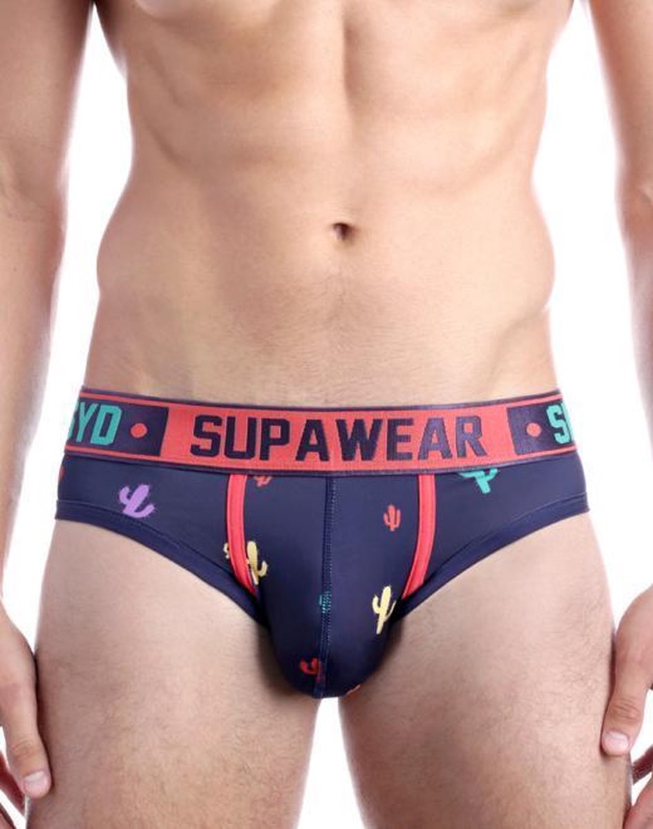 Supawear Sprint Brief Bristly Black - MAAT XS - Heren Ondergoed - Slip voor Man - Mannen Slip