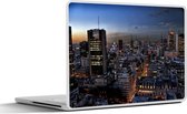 Laptop sticker - 12.3 inch - De verlichtte stad Buenos Aires in Zuid-Amerika