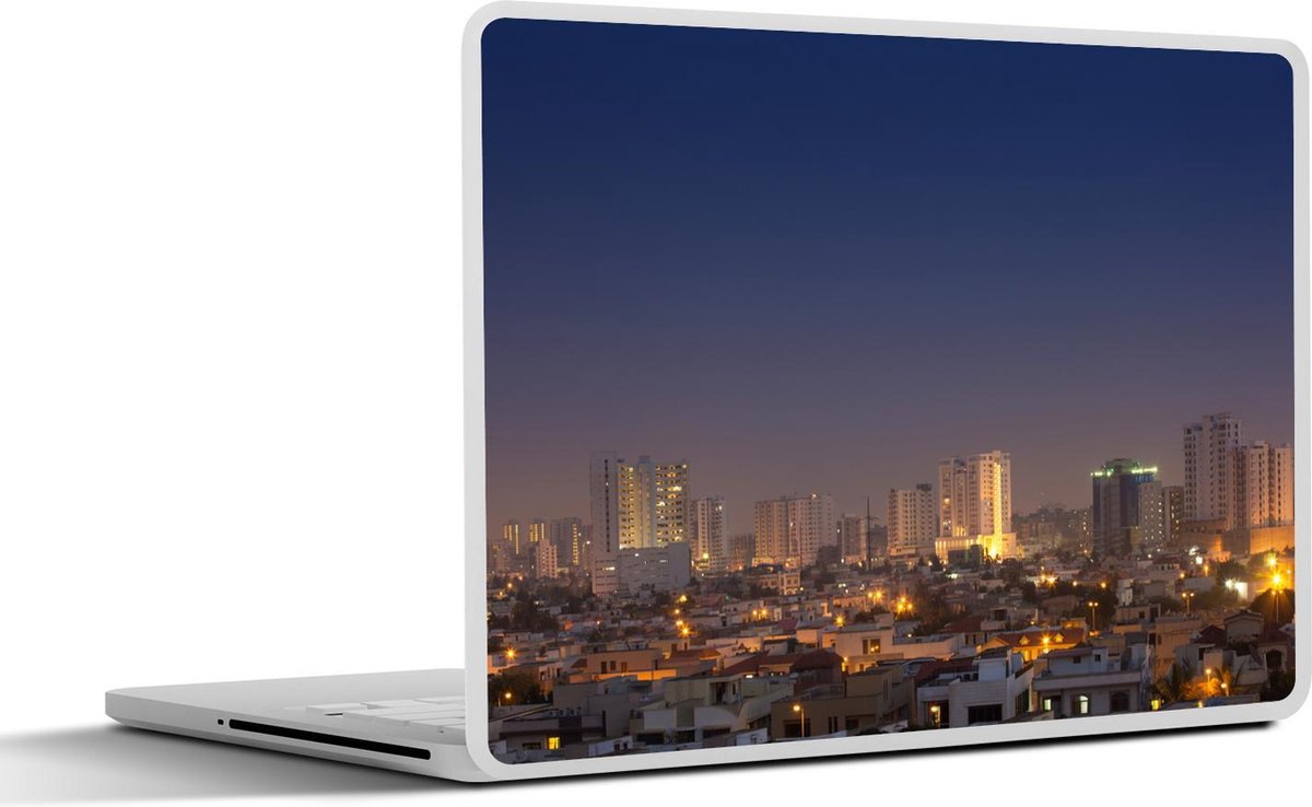 Afbeelding van product SleevesAndCases  Laptop sticker - 17.3 inch - De lucht boven Karachi