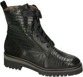 Softwaves - Dames Veterboots - Zwart - maat 37.5