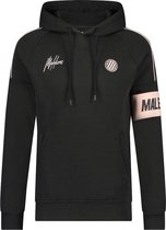 malelions sport hoodie donkergrijs met roze xl