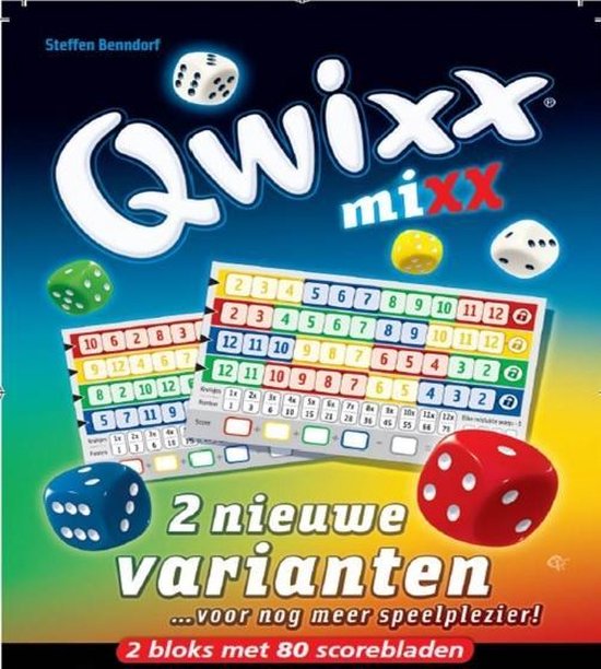 Thumbnail van een extra afbeelding van het spel uitbreidingsset Qwixx Mixx