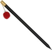 Pompom potlood rood 17,8 cm
