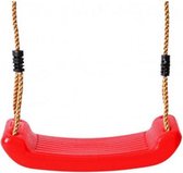 schommelzitje kunststof 42 x 16 cm rood