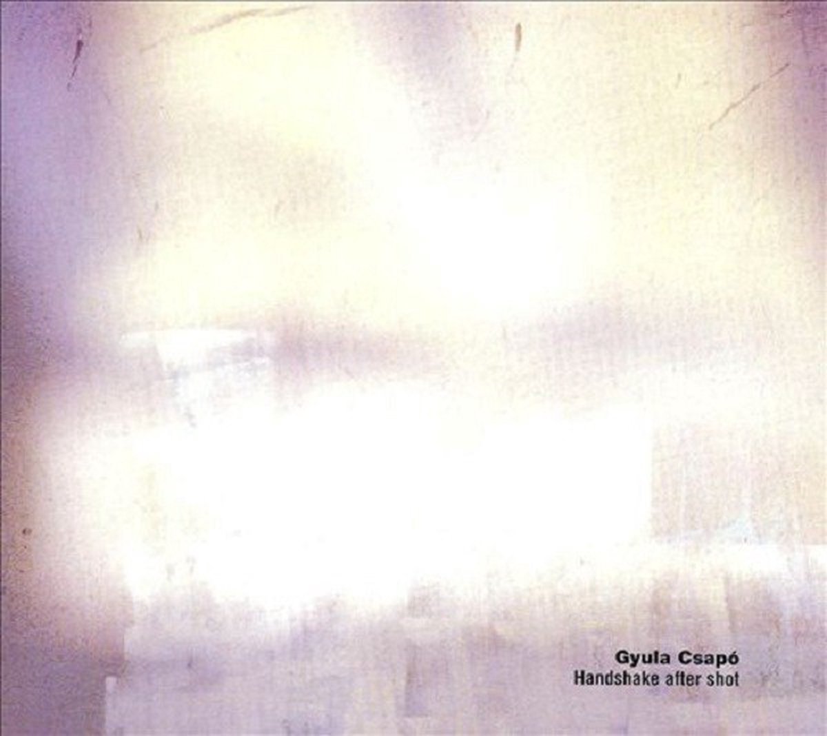 Gyula Csapó - Handshake After Shot (CD)