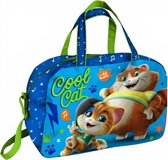 schooltas Cool Cat 12,5 x 3 x 19 cm polyester blauw
