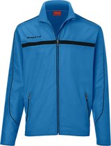 Masita | Trainingsjack Dames & Heren Kind - Trainingskleding Voetbal - Comfortabel & Duurzaam 100% polyester - SKY BLUE/BLACK - XXL