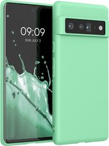 kwmobile telefoonhoesje voor Google Pixel 6 Pro - Hoesje voor smartphone - Back cover in pepermuntgroen