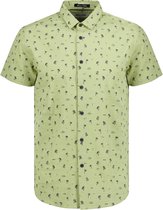 DEELUXE Overhemd met palmprint DARWIN Olive