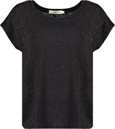 DEELUXE T-shirt met korte mouwen met lovertjes LINA Black