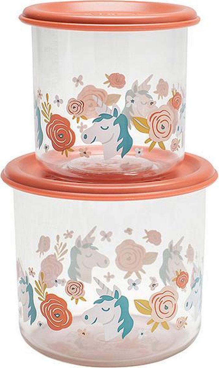 Snackdoosjes Unicorn Large Sugar Booger set van 2