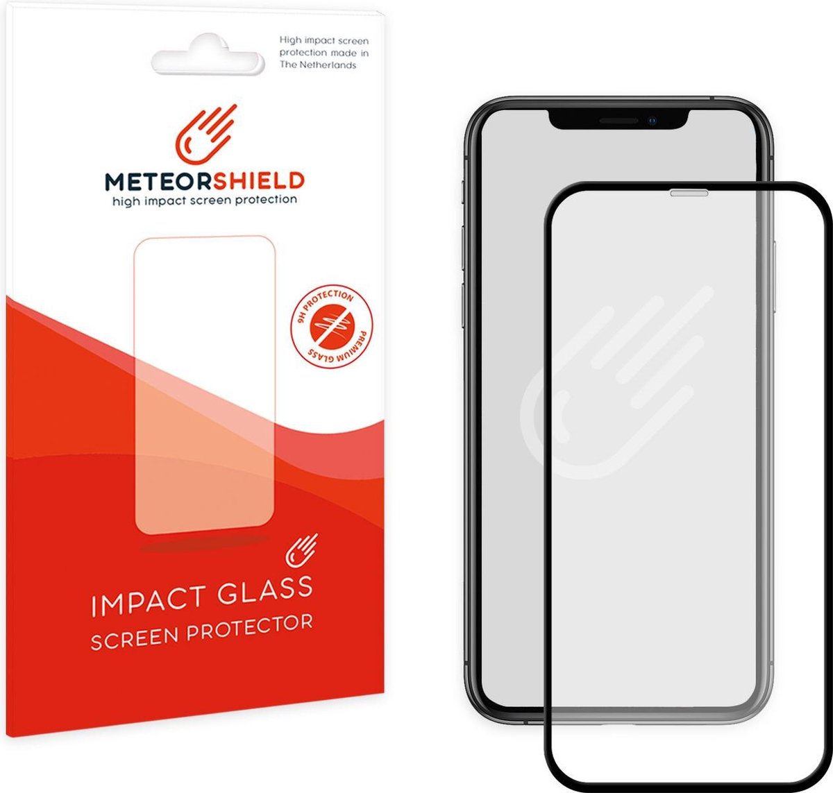 Meteorshield iPhone 11 Pro screenprotector - Full screen