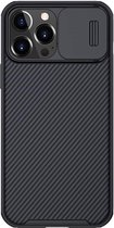 Nillkin CamShield iPhone 13 Pro Max Geschikt voor magnetische ring Hoesje Camera Slider Zwart