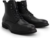 DenBroeck Foundry St. Hoge heren veterschoenen - Gevoerde boots - Zwart Leer - Maat 41