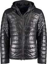 DNR Leren Jack - Modern Fit - Zwart - 48
