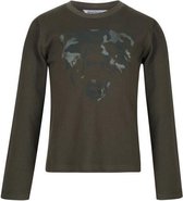 Regatta Longsleeve Wenbie Ii Jongens Katoen Groen Maat 146-152