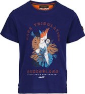 J&JOY - T-Shirt Jongen 19 Cape Tribulation Blue Parrots
