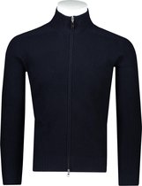 Gran Sasso  Vest Blauw Normaal - Maat M  - Heren - Herfst/Winter Collectie - Wol