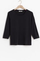 Sissy-Boy - Zwart T-shirt met driekwart mouw