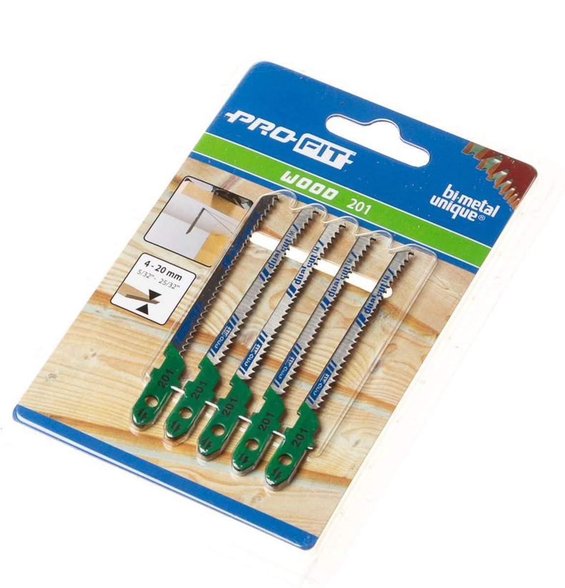 Profit decoupeerzaagblad - Hout - Fijn - 100 mm - 5 stuks