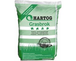 Hartog Grasbrok - 20kg - Graspellets - 6mm structuurbrok - Paardenvoer