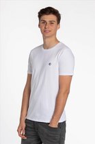 Brooklyn Witte B Icon Logo T-shirt  - Maat M