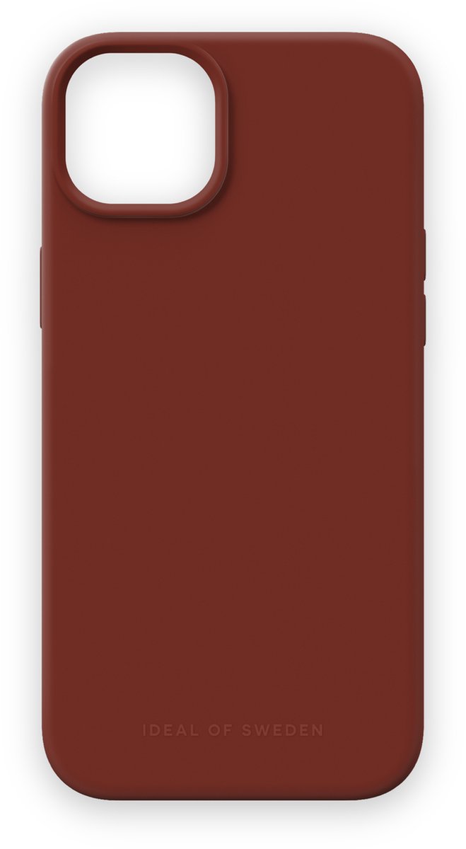 iDeal of Sweden Silicone Case iPhone 15 Plus Dark Amber